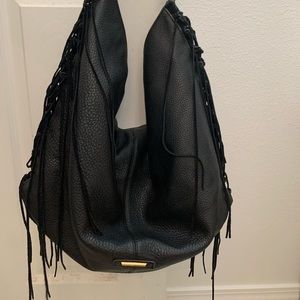 Rebecca Minkoff black fringe bag